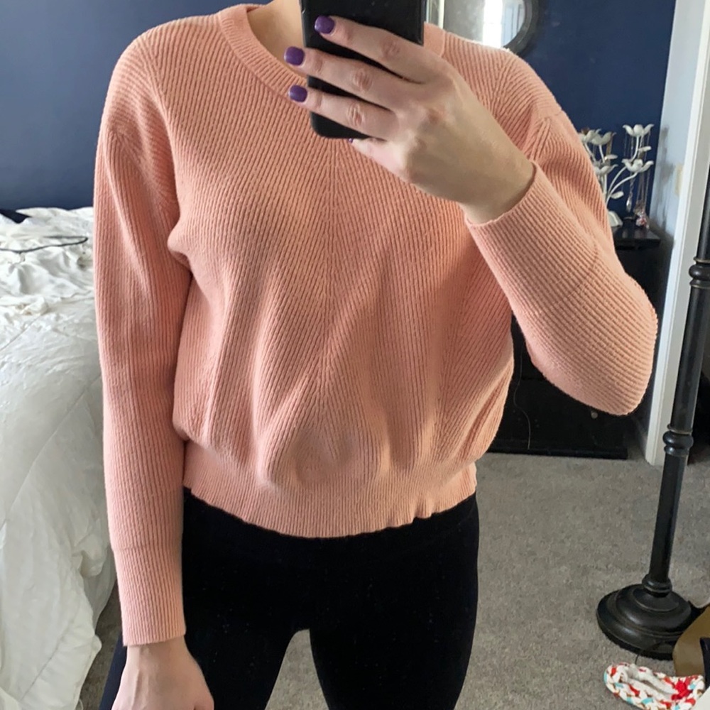 Salmon Knit Sweater
